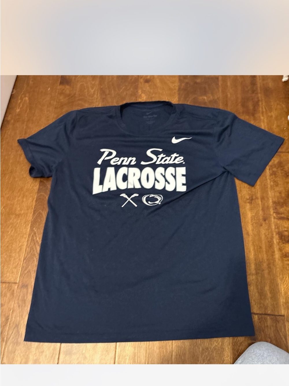Nike Penn State Lacrosse Tee - Navy & White
